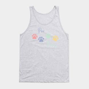 Colorful Paw Power Tank Top